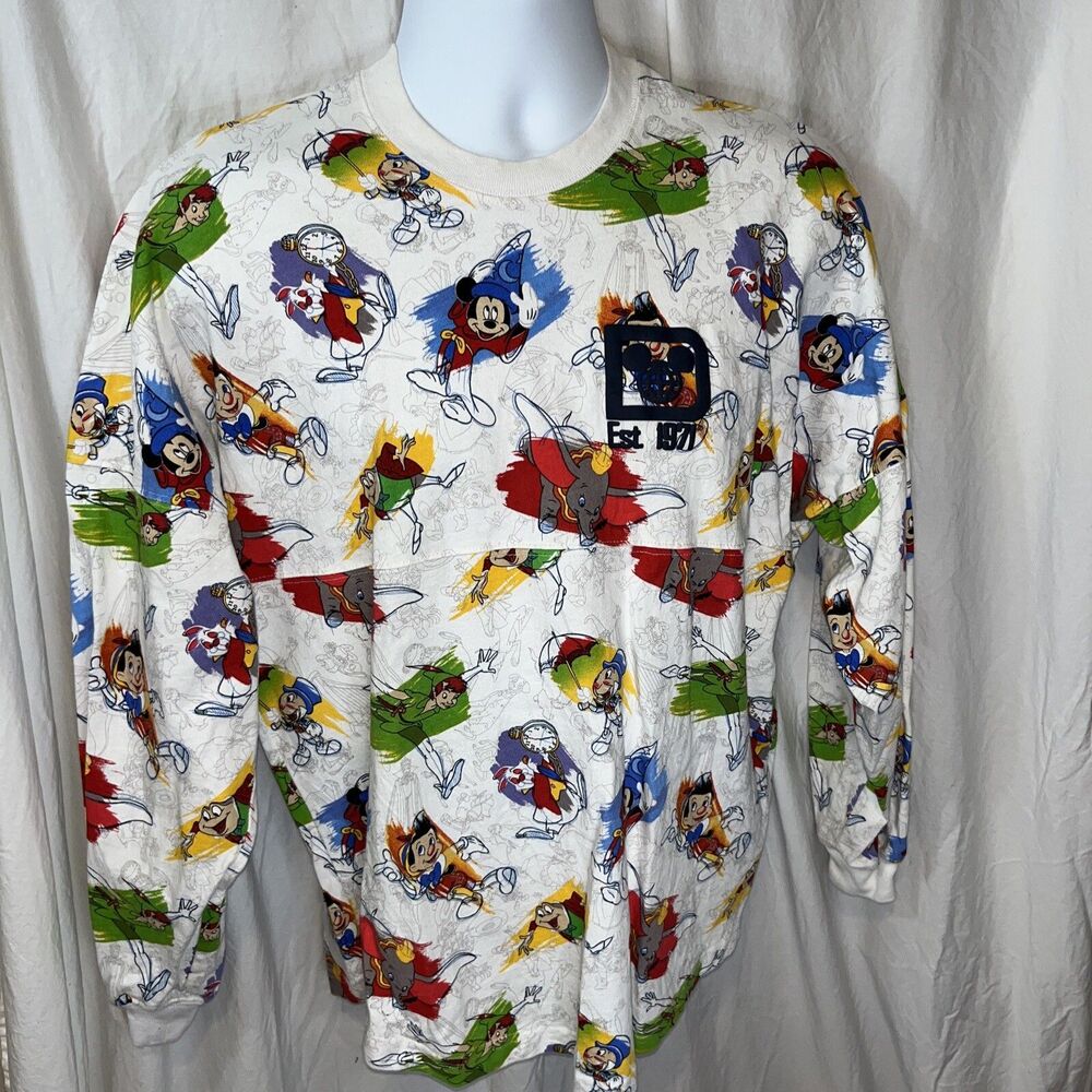 2020 Disney Parks Walt Disney World Ink & Paint Spirit Jersey S Mickey Peter Pan